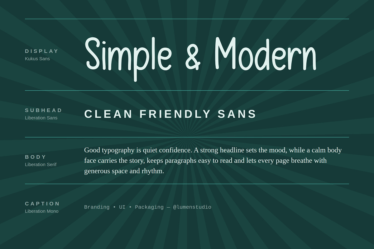 Kukus Sans – Modern Sans Typeface, a Sans Serif Font by Gookkis Studio (Photo 6 of 13)