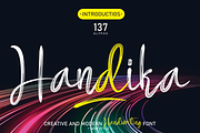 Handika | Script Font, a Script Font by Scratchones (Thumbnail 1 of 8)