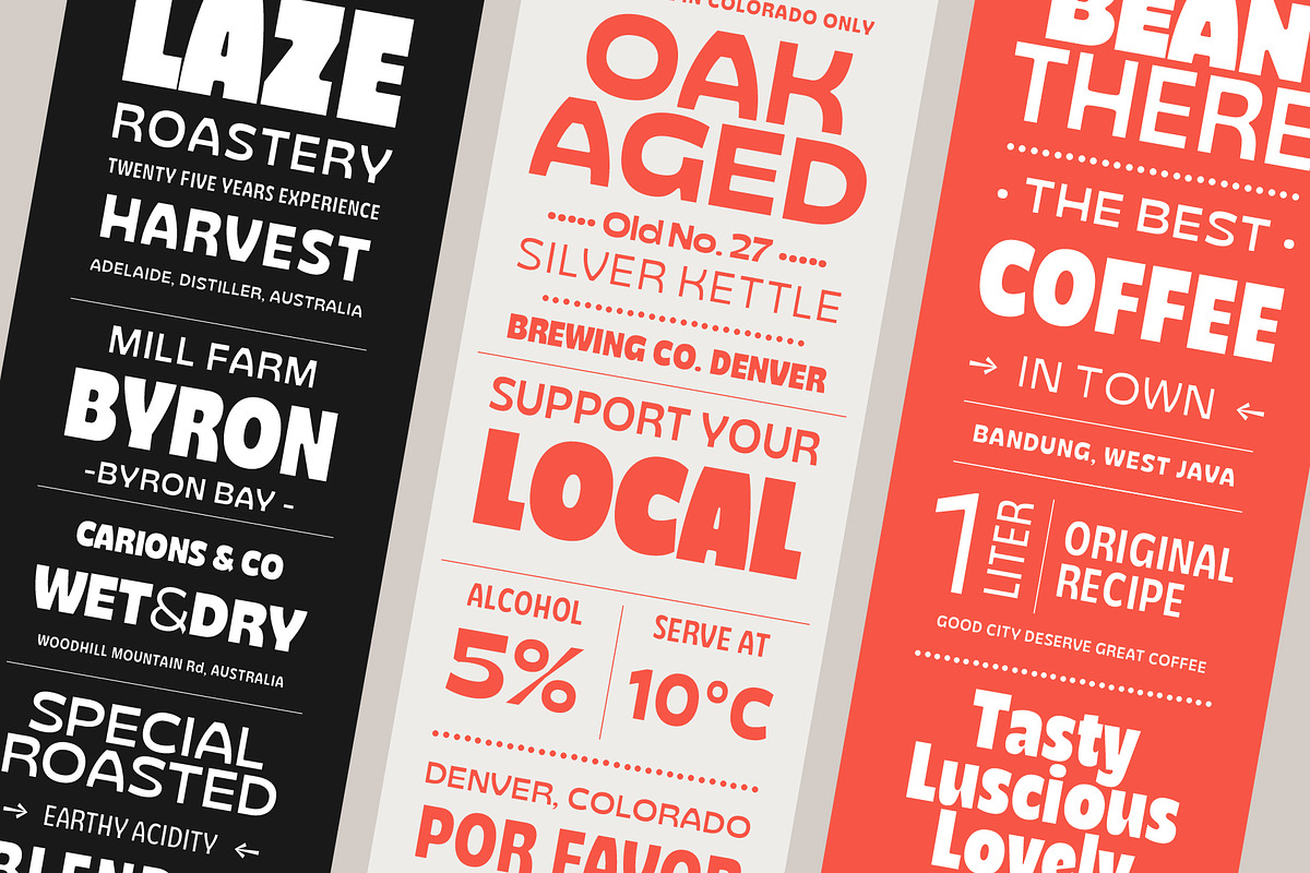 Facers, a Sans Serif Font by Adam Fathony (Photo 10 of 18)