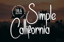 Simple Callifornia | Script Font