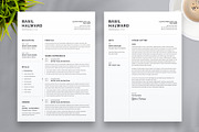 Minimalist Resume / CV, a Resume Template by Aspect_Studio (Thumbnail 2 of 5)