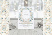 Winter Deer Borders, wedding png, a Decorative Illustration by WonderWonder (Thumbnail 4 of 18)