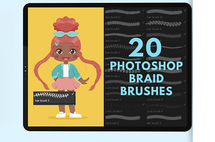 20 Photoshop Braid Brushes