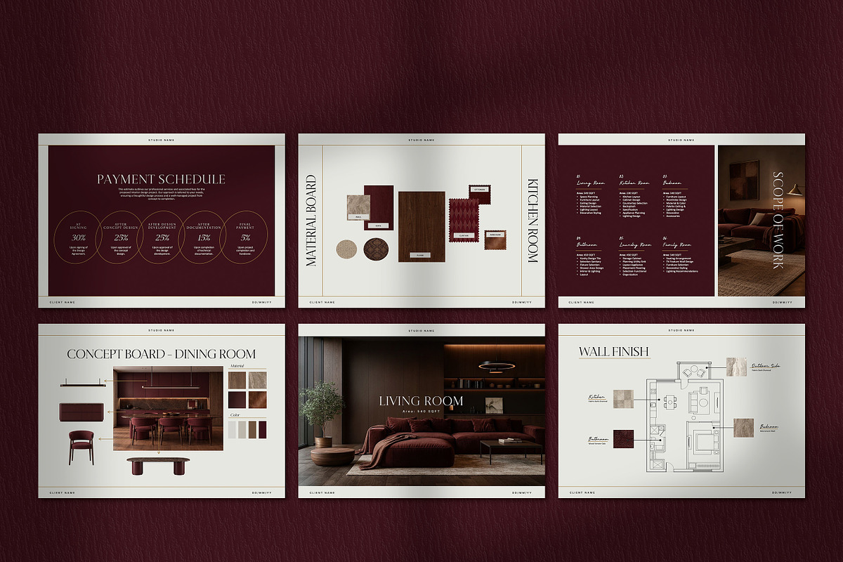 Luxury Interior Design Presentation, a Presentation Template by SKY CREATION (Photo 5 of 7)