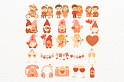 Watercolor Valentine's Day Clipart, an Illustration by Nicolle's Colorful Art (Thumbnail 4 of 7)