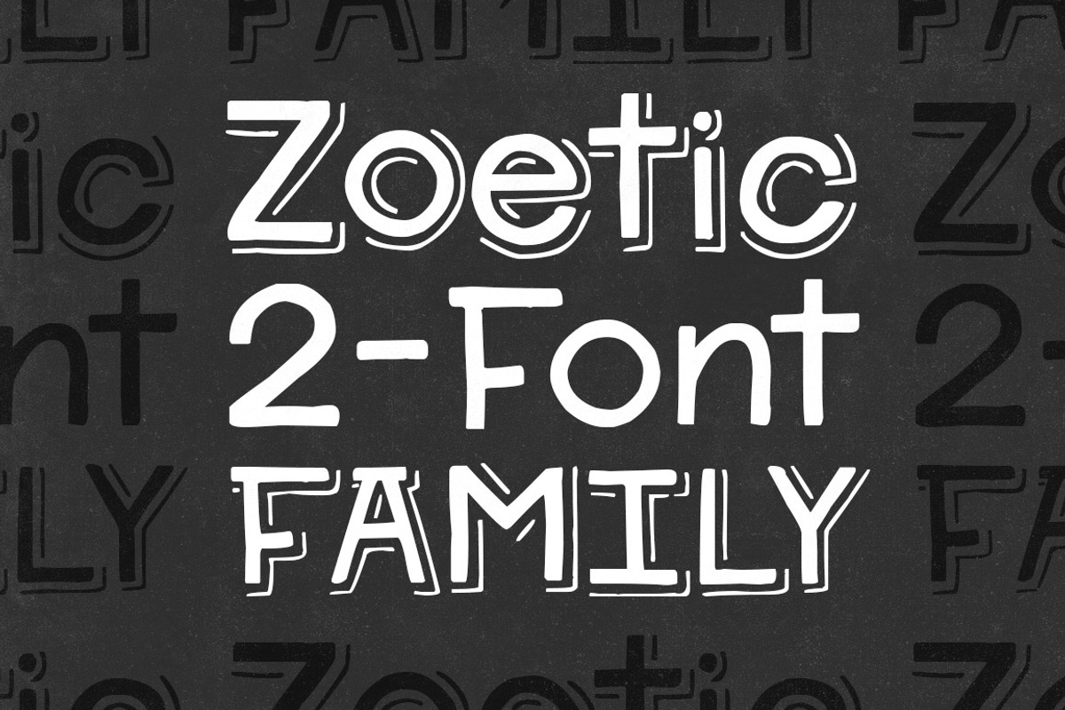 Zoetic 2-Font Family