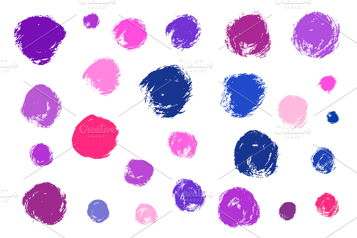 Set of ink blots and splashes, a Texture Graphic by DikayaMiau (Photo 2 of 6)