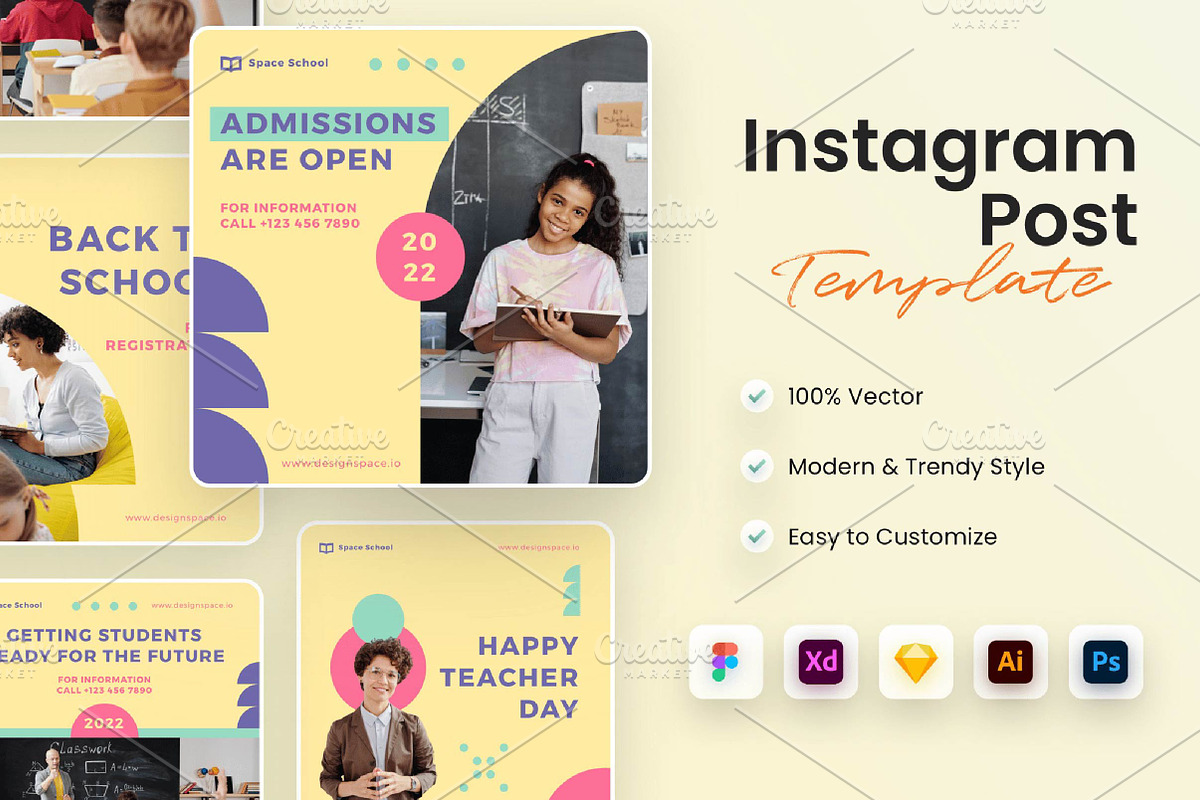 Instagram Post Template, a Templates & Theme by fashionaddict