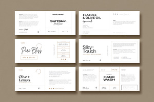 Bespoke & Minimal Labels For CANVA