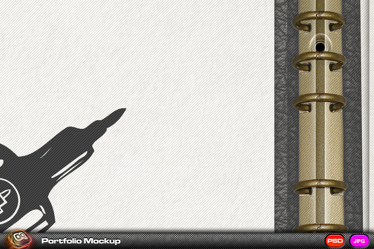 Portfolio Mockup, a Print Template by quicky (Photo 2 of 2)