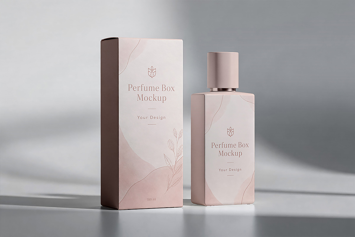 Perfume Box Mockup, a Cups & Container Mockup by Pitchlook.Studio (Photo 4 of 4)