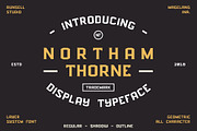 NORTHAM THORNE, a Font by Runsell Studio (Thumbnail 1 of 13)