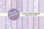 Seamless Lavender Patterns, a Texture Graphic by Dream Creation (Thumbnail 1 of 6)