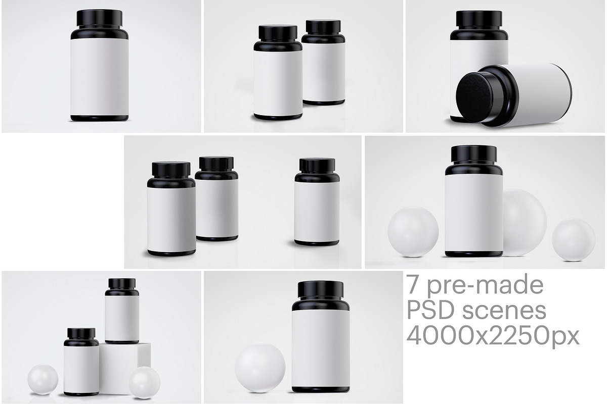 SUPPLEMENT BOTTLE MOCKUP, a Packaging Mockup by GraphicWave (Photo 10 of 10)