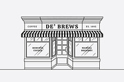 Classic Vintage Storefront, an Object Graphic by Dordar.Lab (Thumbnail 2 of 3)