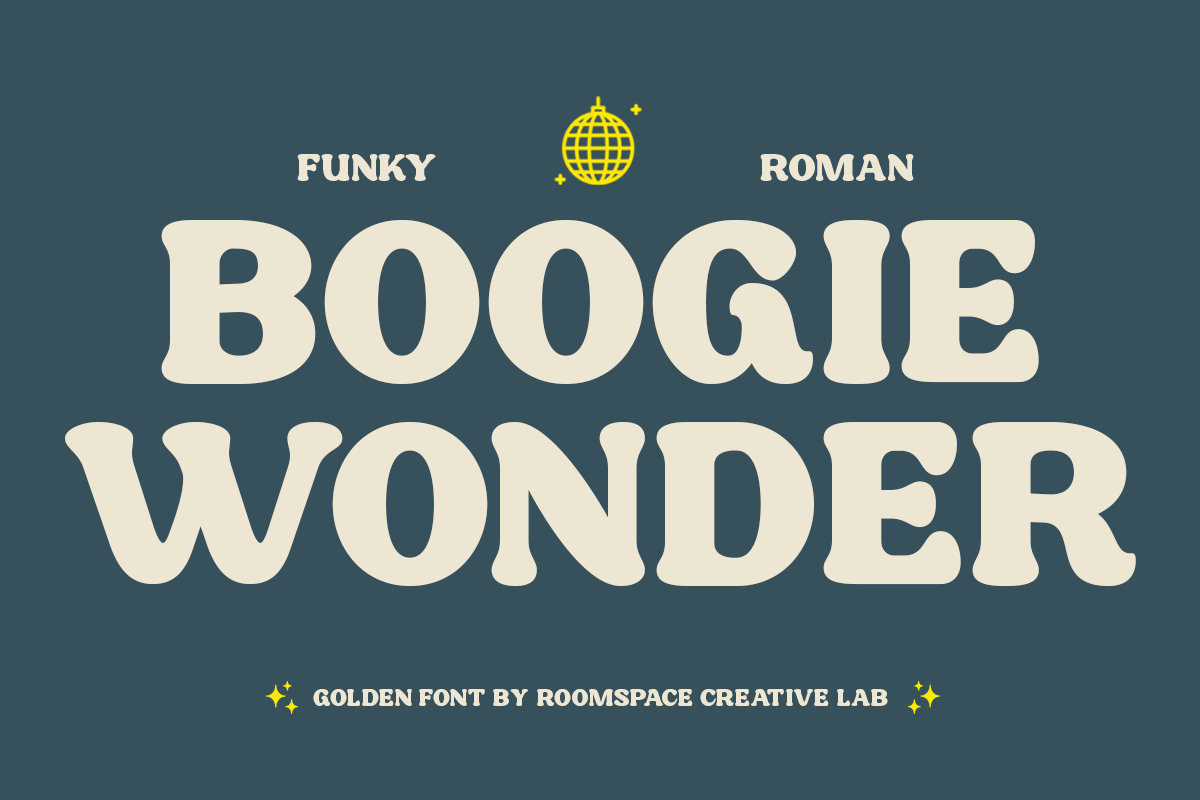 Golden Fat Elegant Modern Retro Font, a Serif Font by roomspace creative lab (Photo 6 of 11)