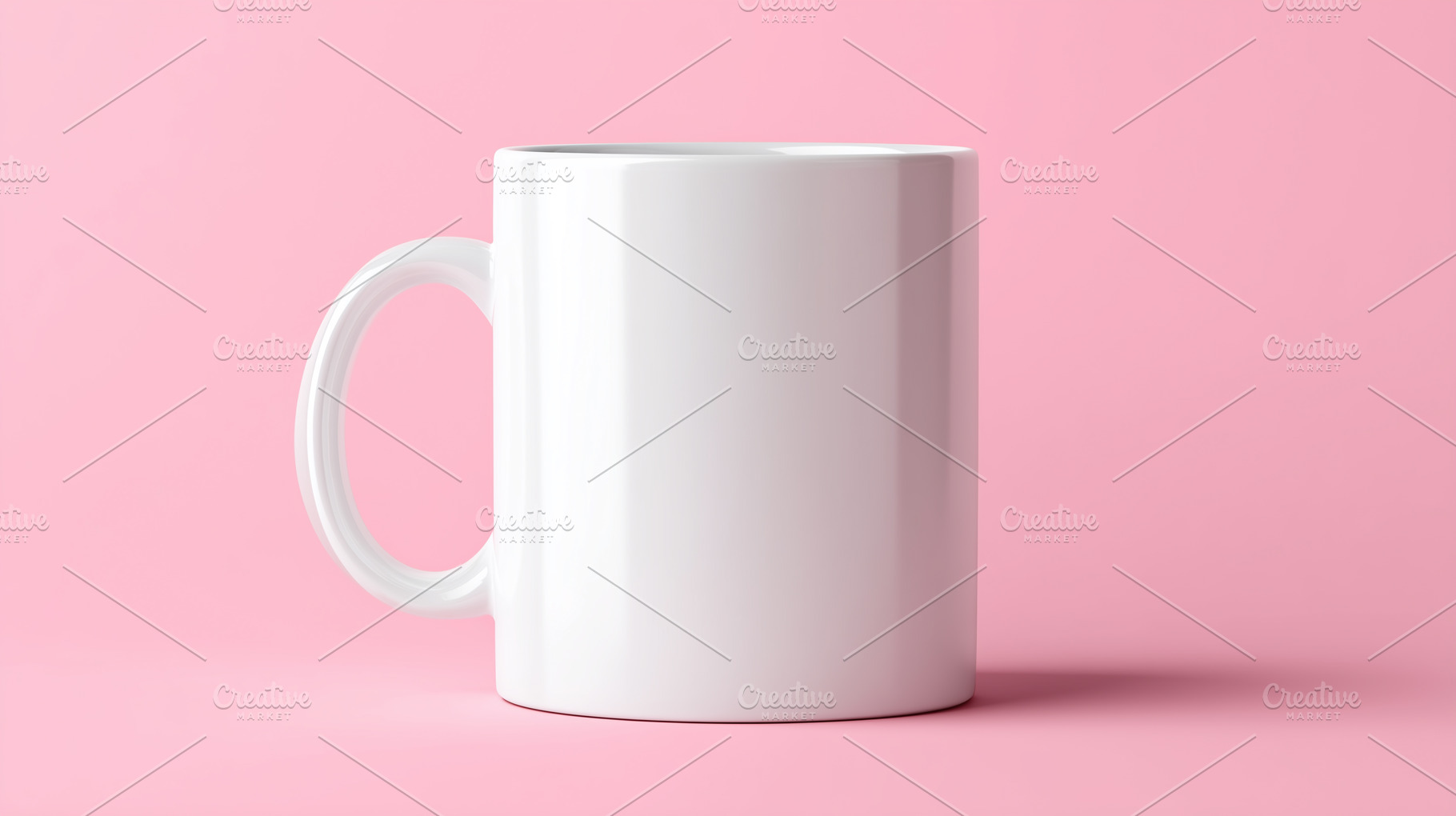 Blank white ceramic mug on a pastel, a Food & Drink Photo by MistyDay