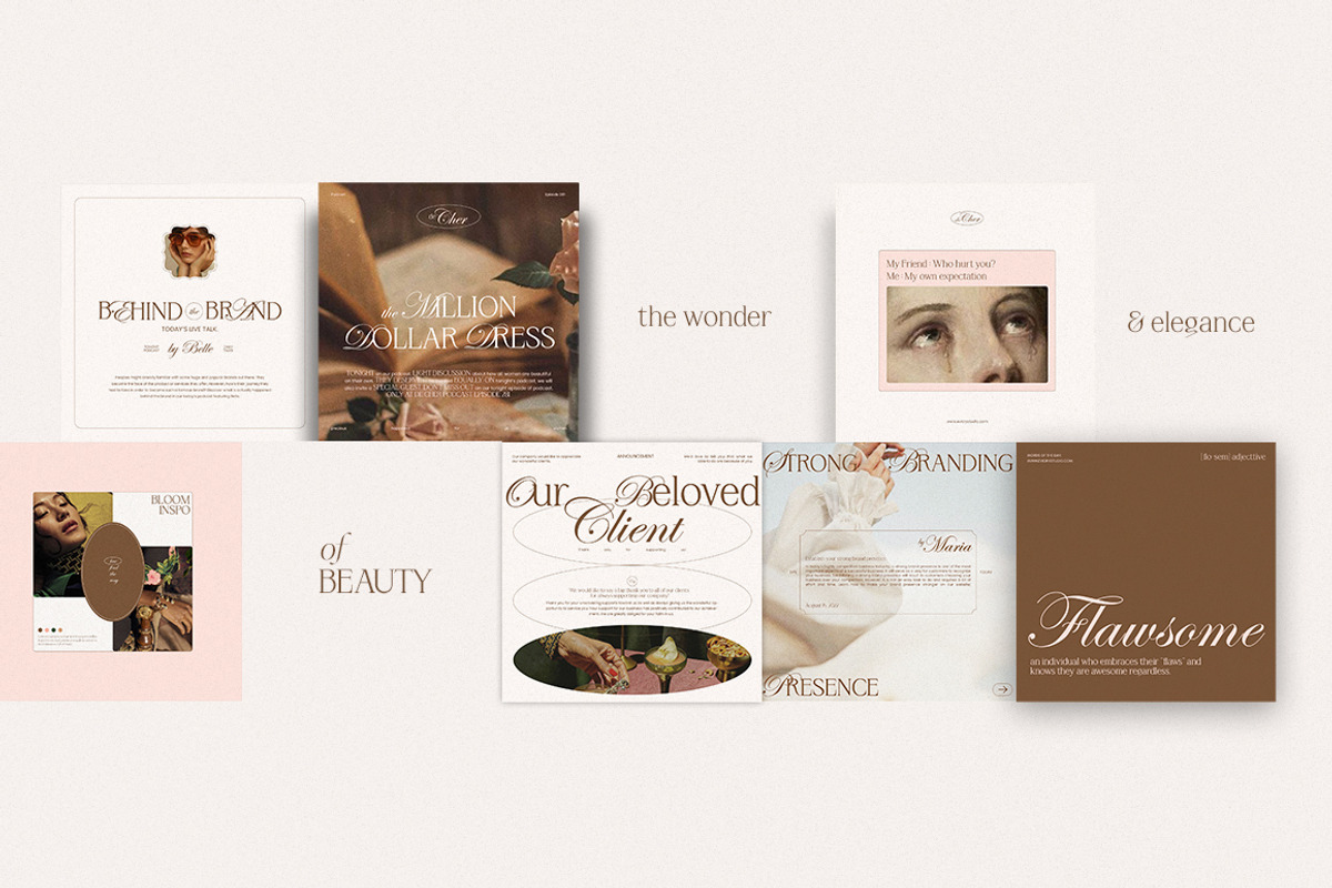 de Cher / Social Media Pack CANVA PS, a Social Media Template by Eviory (Photo 11 of 14)