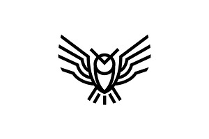 Owl Logo Design Template, a Branding & Logo Template by Chroma Desain