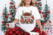 Merry Mama Christmas Sublimation Png, a Seasonal Illustration by DreamPrint404 (Thumbnail 4 of 6)