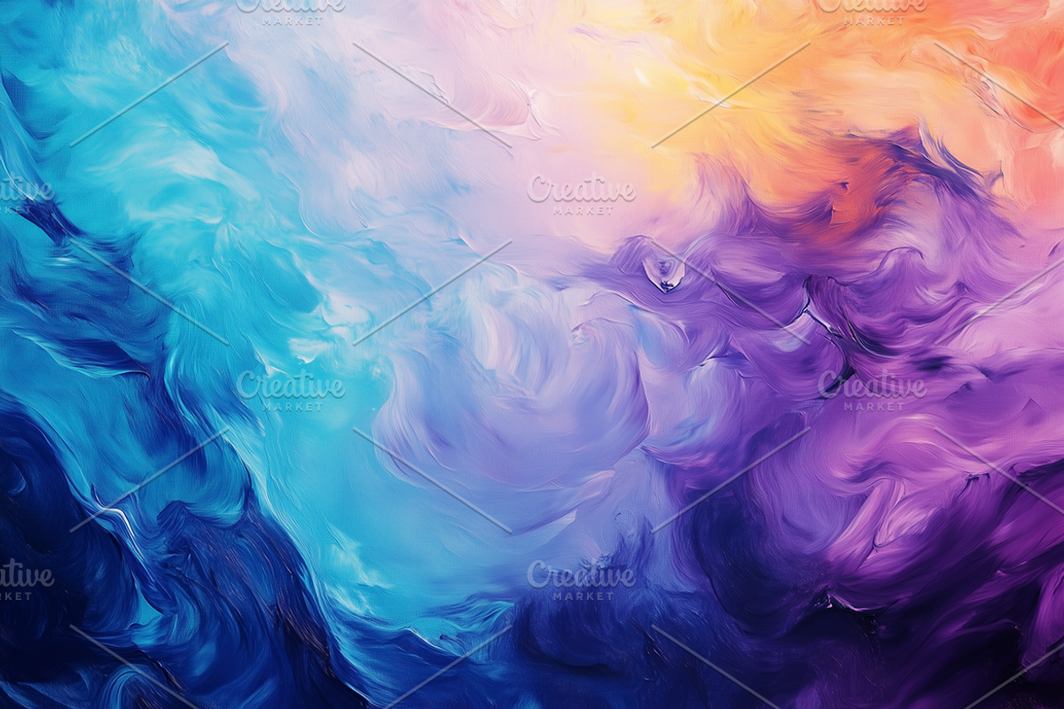 20 Abstract Oil Painting Texture, a Texture Graphic by UnicDesign (Photo 7 of 11)