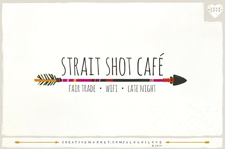 Strait Shot: Arrow Series Logo