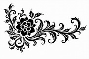 Vintage Flower Ornament Set, an Illustration by Creativeshirt (Thumbnail 20 of 21)
