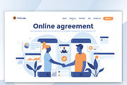 Landing page templates, an Education Illustration by Creative Graphics (Thumbnail 7 of 12)