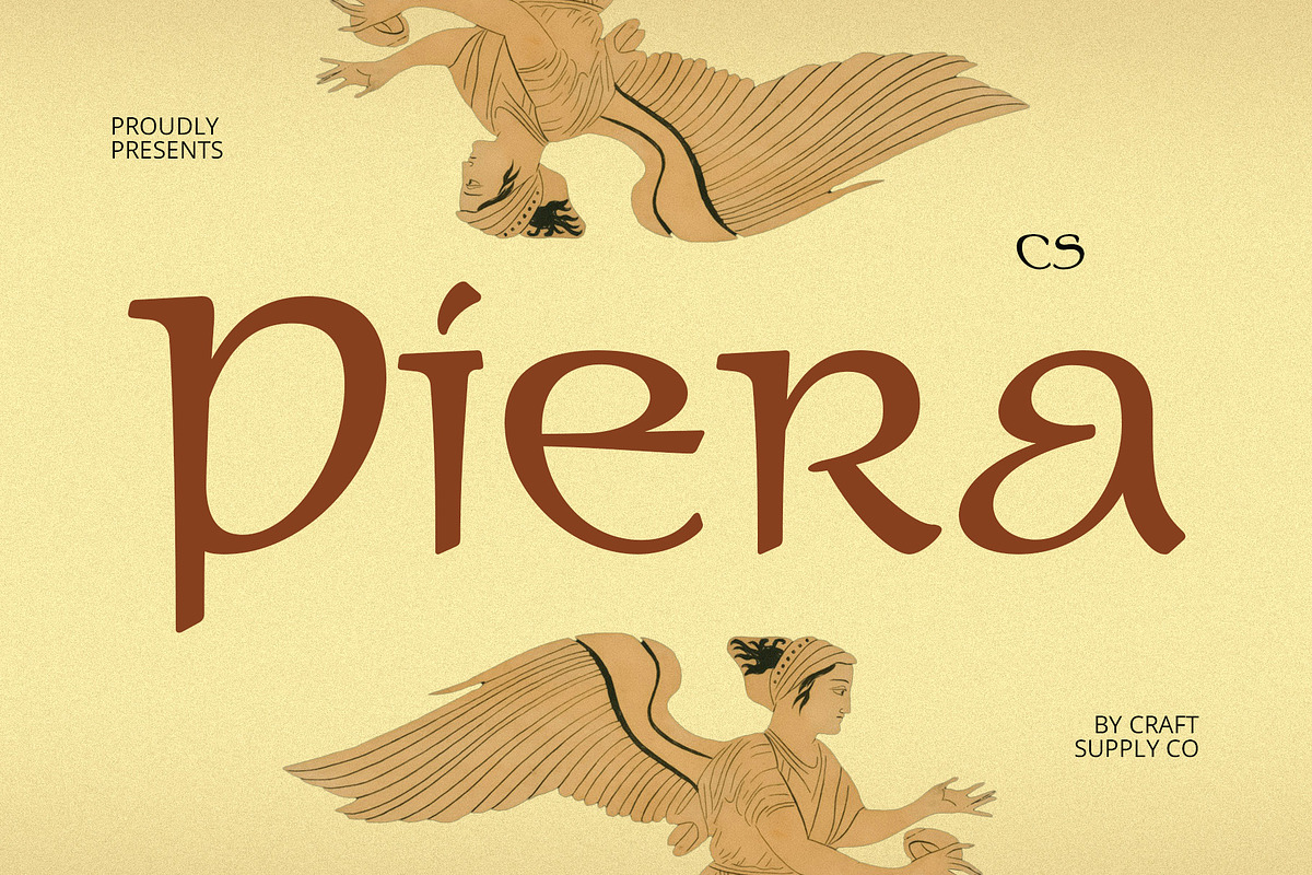 CS Piera – Uncial Font, a Sans Serif Font by Craft Supply Co. (Photo 1 of 8)