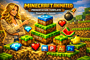 Minecraft Animated Presentation, a Presentation Template by Infographics project (Thumbnail 2 of 6)