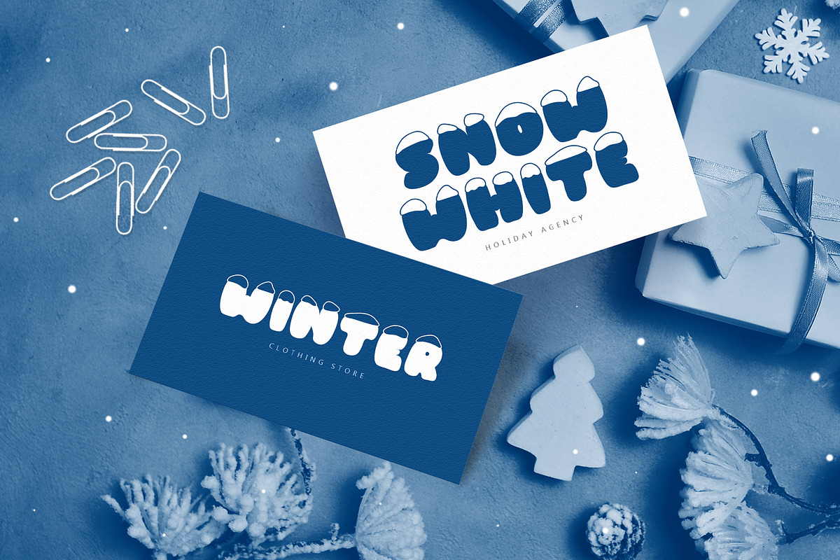 Frosty Joy Hand Drawn Display Font preview 2