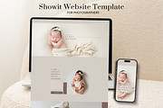 Showit Photography Website Template, a WordPress Template by Sara Martin Designs (Thumbnail 1 of 6)