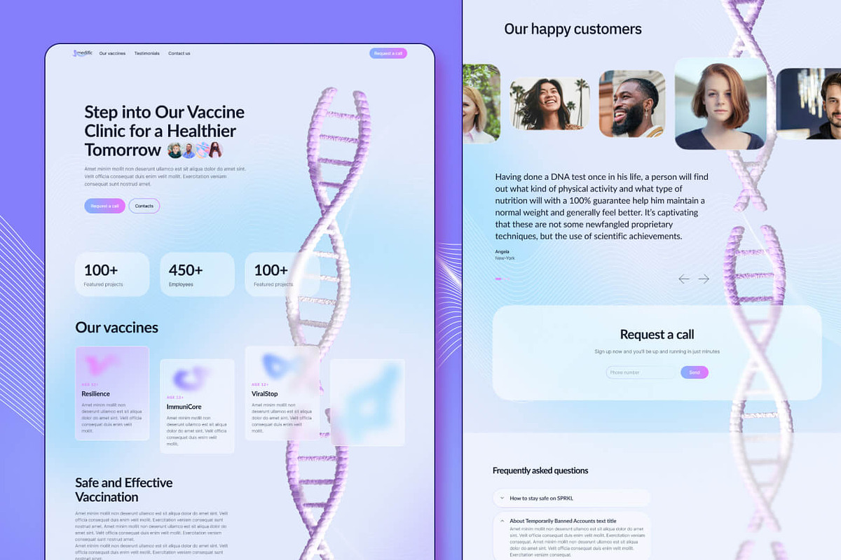 Medific - Medical Website Template, a Landing Page Template by EGO Creative Innovations (Photo 5 of 5)