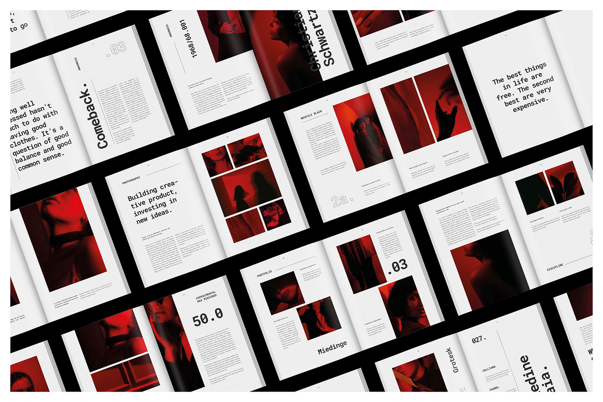 STRANGE Editorial Lookbook, a Magazine Template by Arif Tri Ananta (Photo 1 of 14)