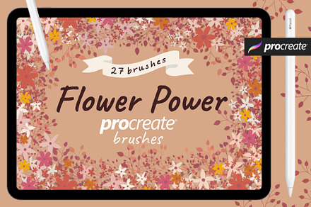 Flower Power Procreate Brushes