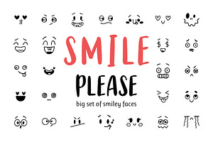 Set Of Smiley Faces. Emoji. Smile!