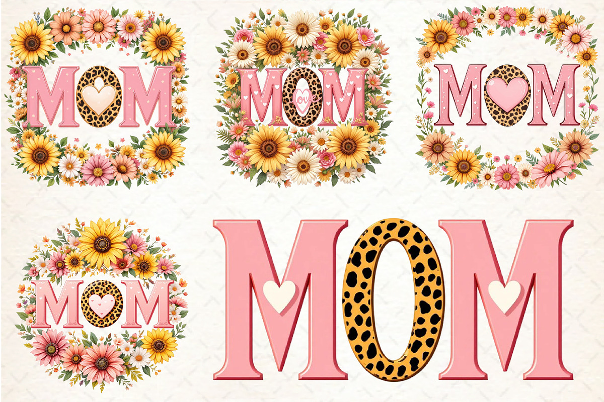 Floral Mama Png Mom Sublimation Desi, an Illustration by Libby Wishes (Photo 4 of 4)