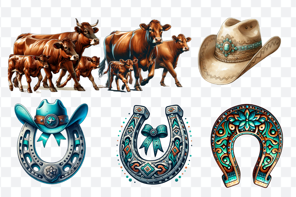 Western Cowgirl Sublimation Bundle, a Decorative Illustration by Bubble Pixel (Photo 7 of 10)