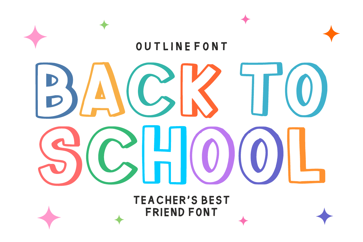 Simple Book - Playful Display Font, a Handwritten Font by KiddoGlyphs Studio (Photo 3 of 3)