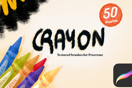 Crayon Brushes for Procreate