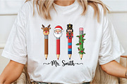 Christmas Pencils Png,teacher, an Illustration by Libby Wishes (Thumbnail 3 of 5)