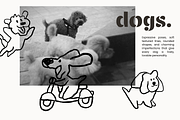 DOGS: Naive Vector Dog Illustrations, an Animal Illustration by Veyla (Thumbnail 5 of 11)