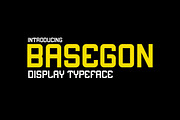 Basegon Sans Serif Display Font, a Sans Serif Font by IHDSTD (Thumbnail 1 of 7)