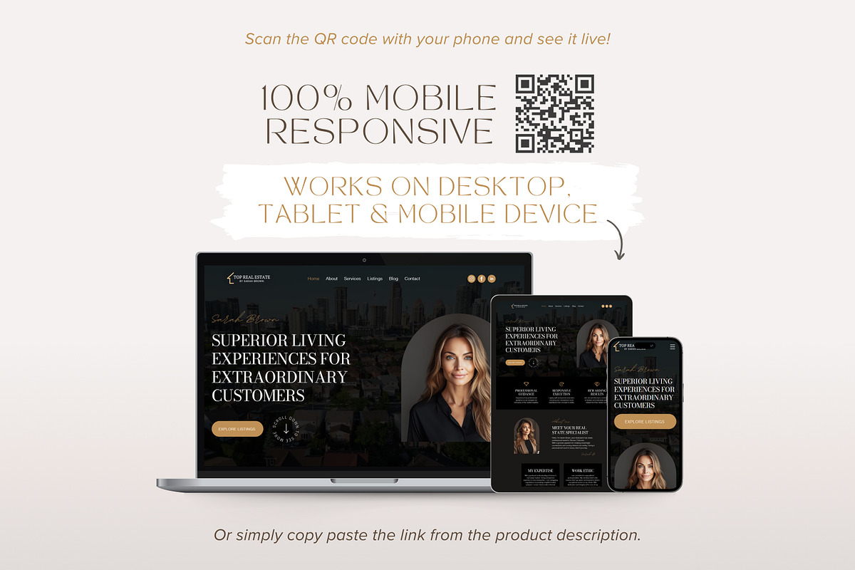 Realtor Wix Template Real Estate, a Wix Template by vectorocean (Photo 8 of 11)