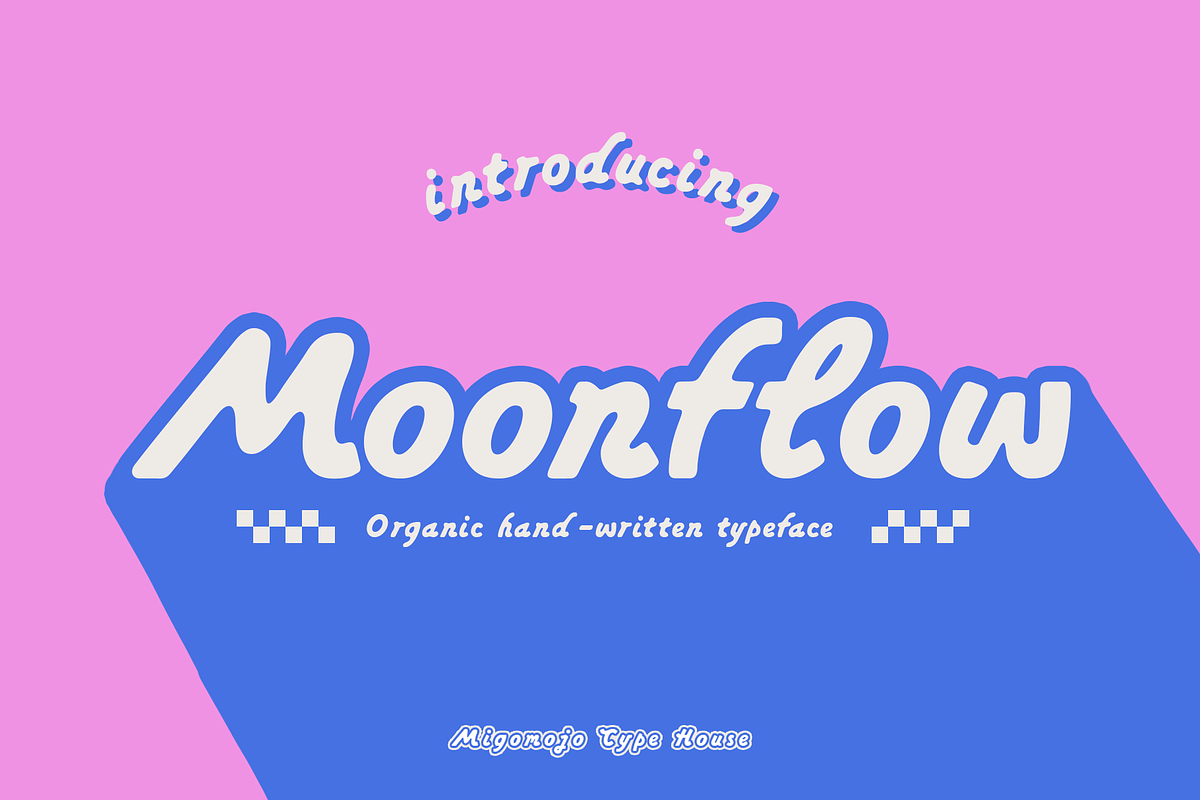 Moonflow Typeface, a Script Font by Migomojo Type House (Photo 1 of 8)
