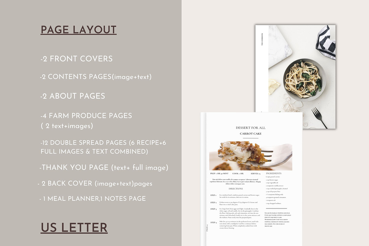 Canva Recipe Book Template, a Magazine Template by Deepa Template Studio (Photo 6 of 12)