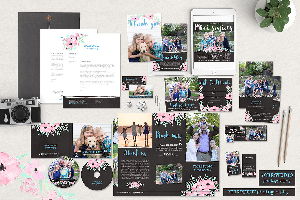 Marketing Set | Family Adventures, a Presentation Template by Sleeklens (Photo 2 of 4)