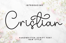 Cristian | Script Font