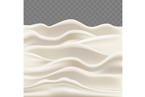 Realistic texture of white yogurt, a Texture Illustration by Vectorbuum