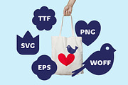Folklore Patterns & Elements + Font, a Pattern Graphic by Little Jimi Shop (Thumbnail 2 of 9)